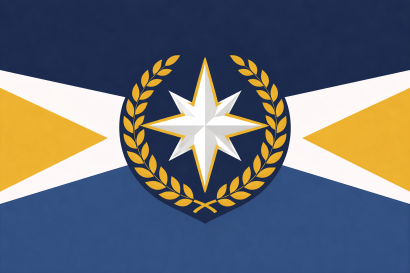 埃森兰共和国国旗（完整旗面，用于主视觉展示）